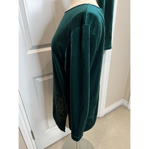 VTG Diane Von Furstenberg top Pants Activewear Set The Color Authority M Velvet - Picture 5 of 12